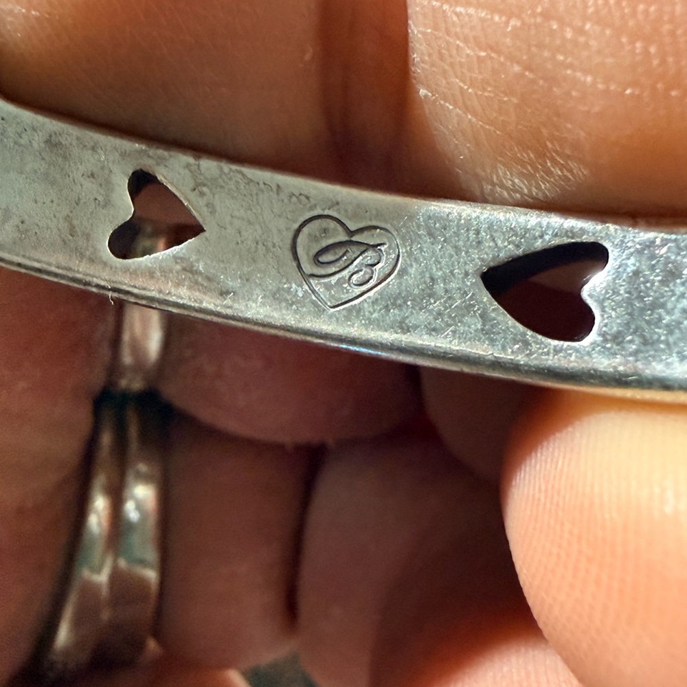 Elegant Brighton, Silverplated Bangle Set, “Shot Through The Heart” & Contempo - Picture 6 of 9